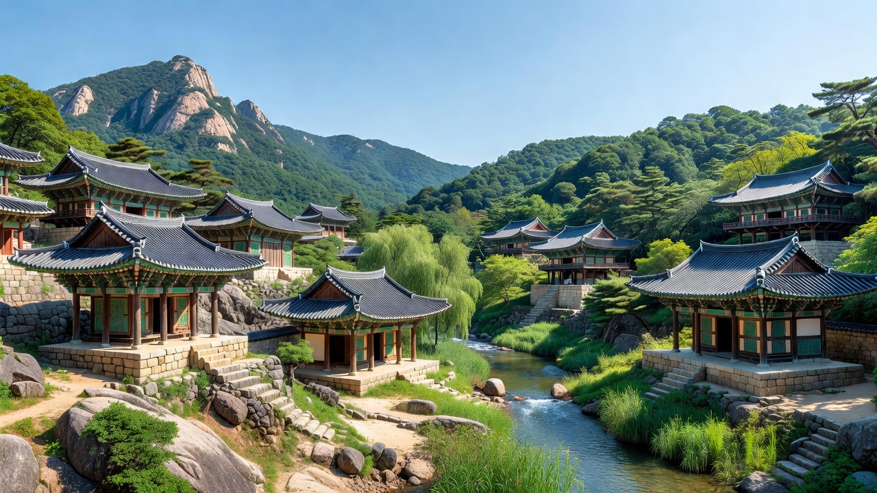 지역별 사찰의 특징을 보여주는 사찰 전경